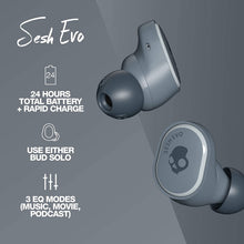  Skullcandy Sesh Evo Earbuds- Truly Wireless with Mic, Grey