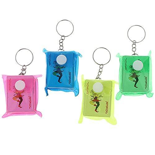 Arkanum Mini Sized Pack Of Actual playing Cards Set of 4 Keychain (multicolor) - Baazi Store
