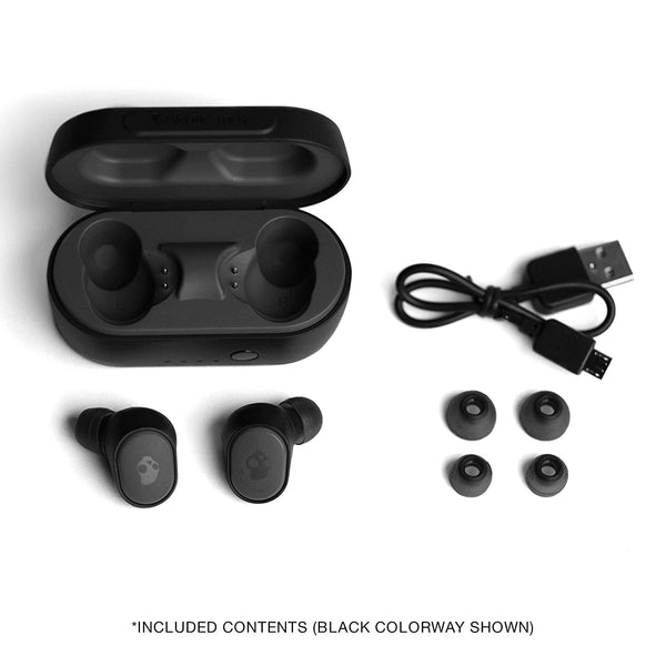 Skullcandy Sesh Earbuds- Truly Wireless with Mic, Black