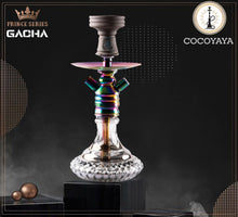  Cocoyaya Hookah Prince Series- Gacha, 14 Inches, Rainbow