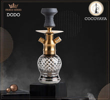  Cocoyaya Hookah Prince Series- Dodo Design, 14 Inches, Gold