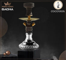  Cocoyaya Hookah Prince Series- Gacha, 14 Inches, Black