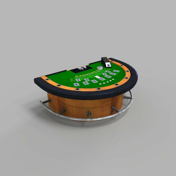 All In Blackjack Table- Casino Quality, Wooden