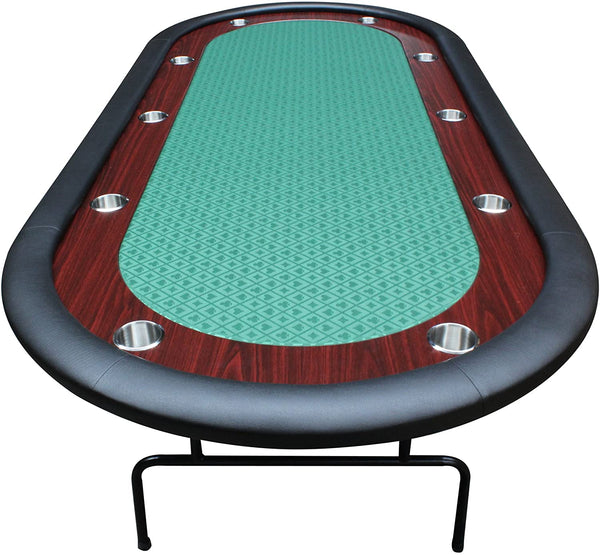 Racer Series Poker Table- Oval Shape, Racetrack, Foldable