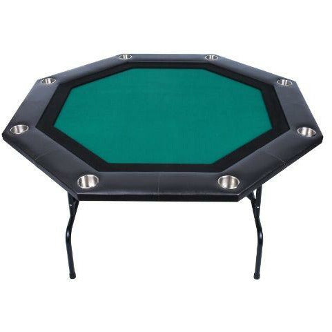 Casinokart Raptor Series Octagonal Foldable Poker Table Black - Baazi Store