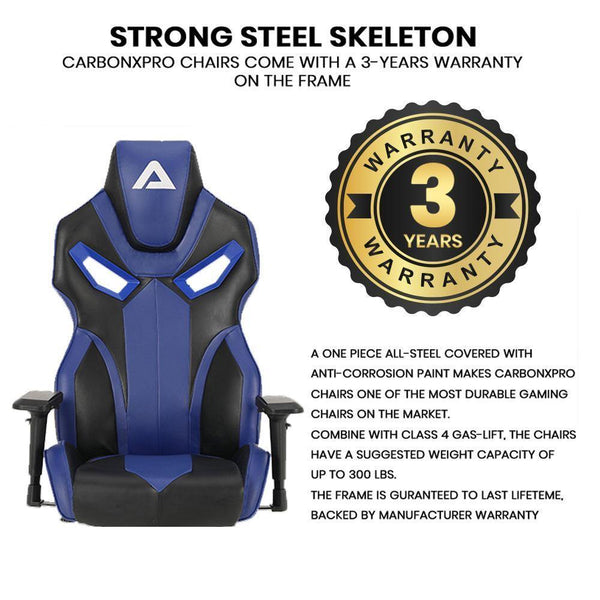 Astrix Gaming Chair - Monza Series- Blue Colour - Baazi Store