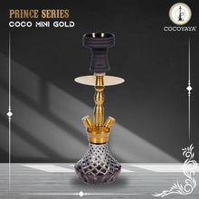  Cocoyaya Hookah Prince Series- Coco Mini Design, 15 Inches, Golden