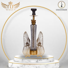  Cocoyaya Hookah Fly Series- Sparrow Design, 26 Inches, Gold