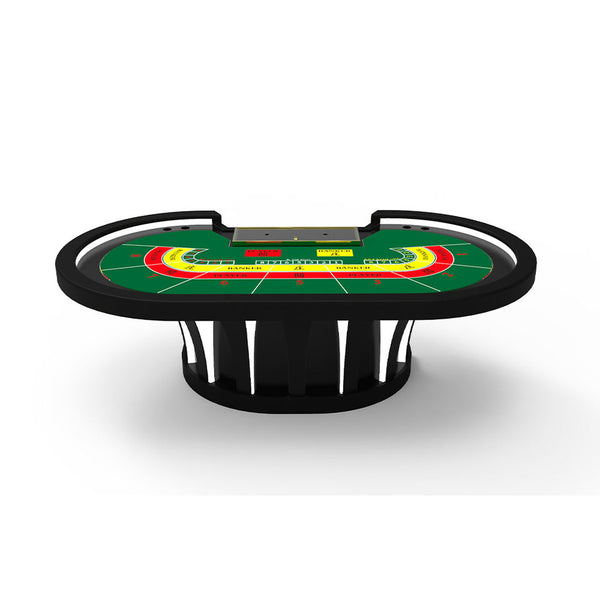 Droplet Baccarat Table- Casino Quality, LED, Wooden