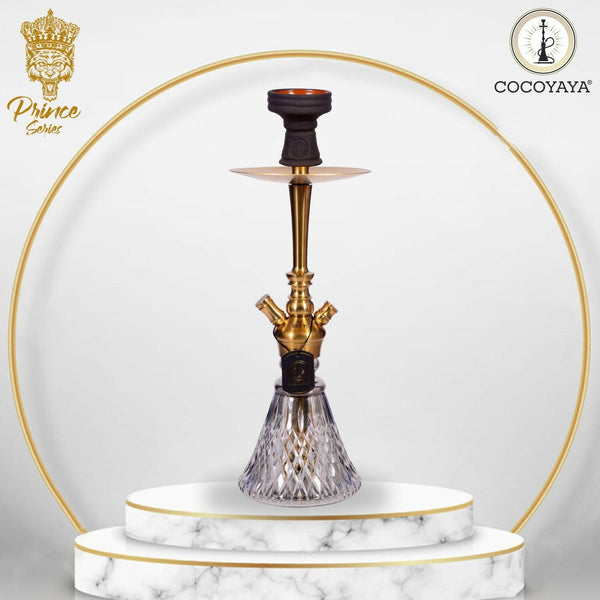 Buy Cocoyaya Prince Series Gold Colour Izzy Hookah With Free Delivery