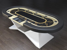  Merseille Series Poker Tables - Oval Shape, RGB Lights