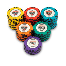  WSOP Series Poker Chips Set- 300 And 500 Pieces, Clay, 40 MM, 14g