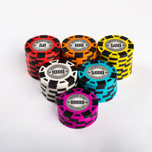  Modiano Poker Chips Set- 300 And 500 Pieces, Clay, 45 MM, 16g