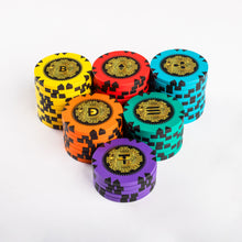  Crypto Poker Chips Set- 300 And 500 Pieces, Clay, 40 MM, 14g