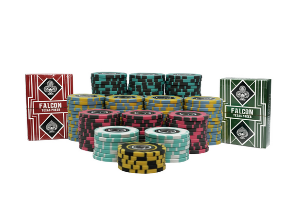 Venetian Poker Chips Set- Clay, 40mm, 300 and 500 Pieces