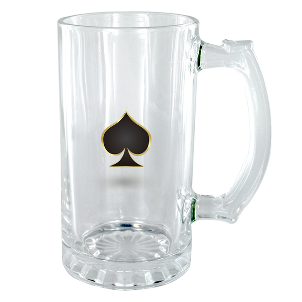 Personalized Beer Mug – Royal Poker Spade - Baazi Store