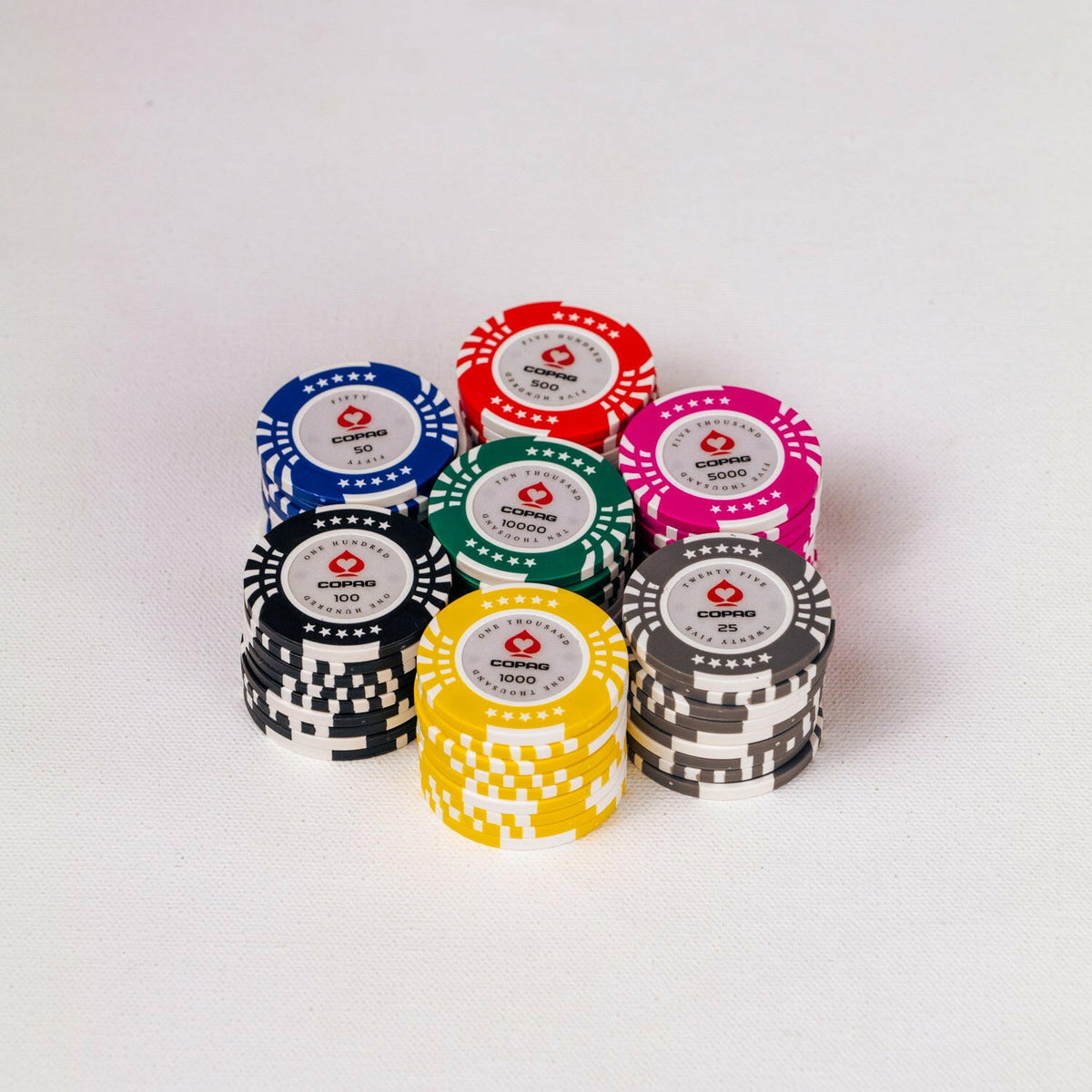 Shop Copag 300 And 500 Pieces Poker Chipsets Online At Baazistore.com