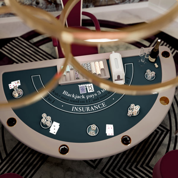 Luxury Blackjack Table- Casino Quality, Wooden