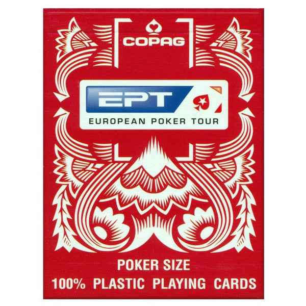 COPAG European Poker Tour (EPT) Playing Cards (Red) - Baazi Store