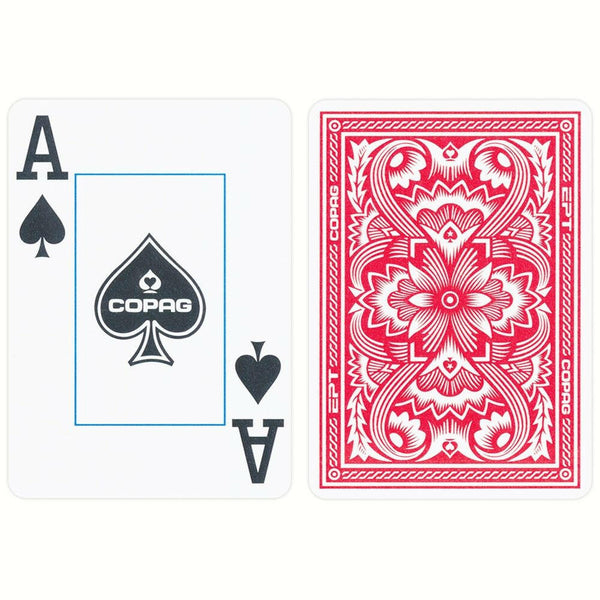 COPAG European Poker Tour (EPT) Playing Cards (Red) - Baazi Store