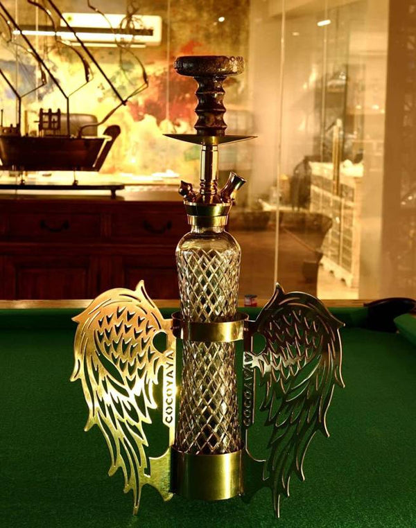 Cocoyaya Hookah Fly Series- Firefly Design, 21 Inches, Gold