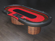  Snake Series Poker Table- Oval Shape, S Shaped Legs