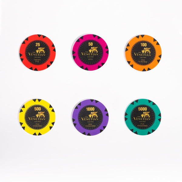 Venetian Casino Poker Chips Set- 300 And 500 Pieces, Clay, 40 MM, 14g